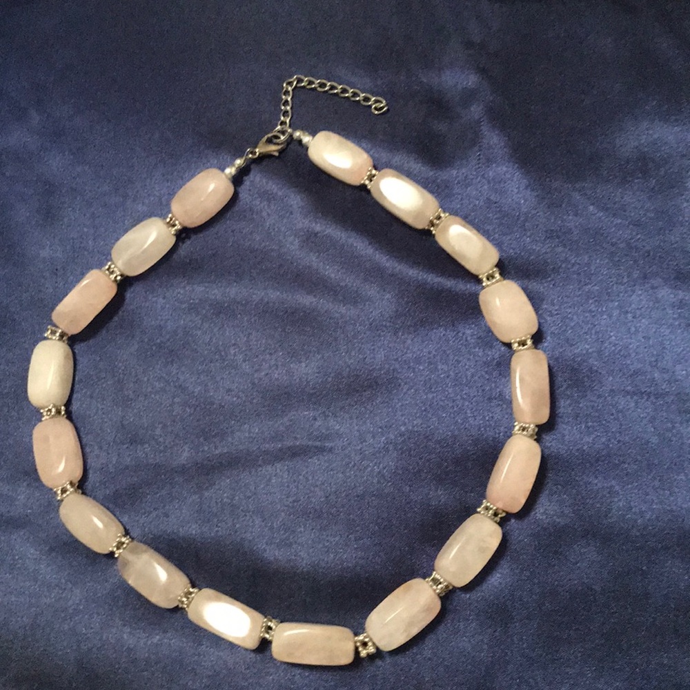 Rose Quartz Choker